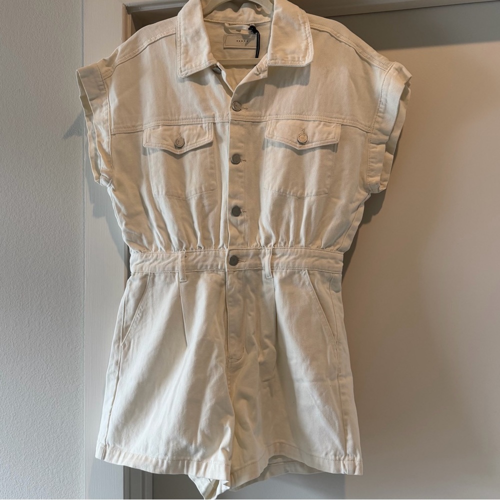 Denim Romper